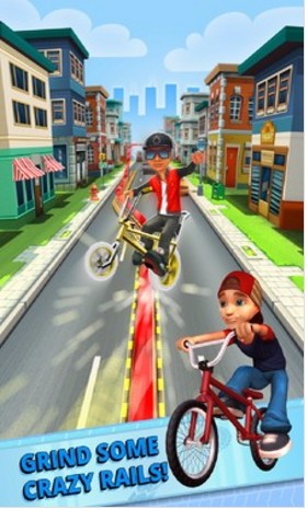自行车跑酷破解版截图3