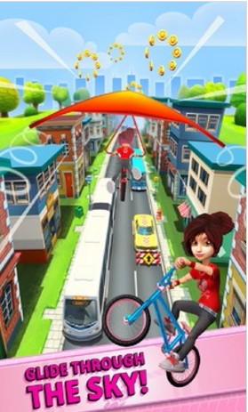 自行车跑酷破解版截图2