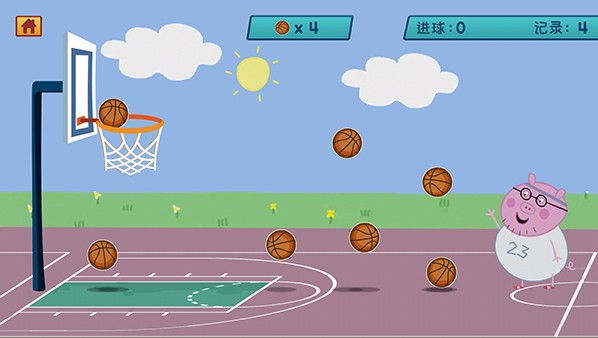 猪爸爸打篮球安卓版截图3