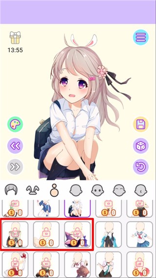 动漫萌娘换装破解版