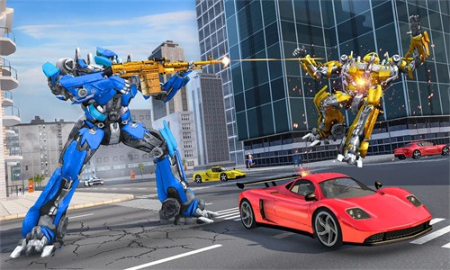 机器人直升机汽车战争测试版截图2