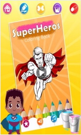 超级英雄填色官方版